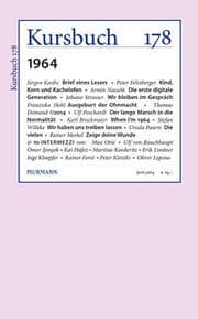 Cover von Kursbuch 178