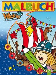 Cover von Malbuch: Wickie 1
