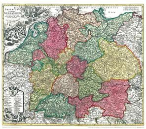 Cover von Historische Karte: Deutschland - Germanicum 1715 (Plano)