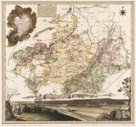 Cover von Historische Karte: Hochstift Naumburg-Zeitz 1749