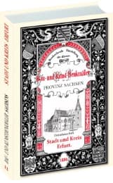 Cover von Bau- und Kunstdenkmäler der Stadt und des Kreises ERFURT 1890