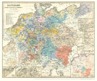 Cover von Deutschland 1273-1492 - Reprint von 1859