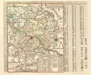Cover von Historische Karte: Amt Dresden mit den Ämtern Moritzburg, Radberg, Dippoldiswalde und Lausnitz, um 1720 (Plano)