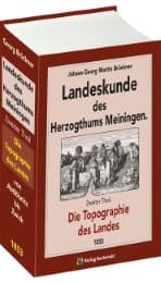Cover von Landeskunde des Herzogthums Meiningen. Die Topographie des Landes 1853