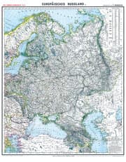 Cover von Historische Karte: EUROPÄISCHES RUSSLAND - um 1903 (gerollt)