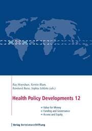 Cover von Health Policy Developments 12