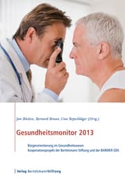 Cover von Gesundheitsmonitor 2013
