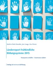 Cover von Länderreport Frühkindliche Bildungssysteme 2015