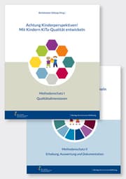 Cover von Achtung Kinderperspektiven! Mit Kindern KiTa-Qualität entwickeln - Methodenschatz I und II