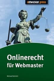 Cover von Onlinerecht für Webmaster
