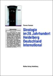 Cover von Sinologie im 20. Jahrhundert: Heidelberg Deutschland International