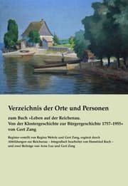 Cover von Verzeichnis der Orte und Personen zum Buch 'Leben auf der Reichenau' von Gert Zang