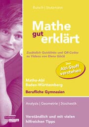 Cover von Mathe gut erklärt Baden-Württemberg Berufliche Gymnasien