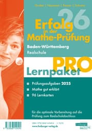 Cover von Lernpaket Pro Realschulabschluss 2025 Baden-Württemberg