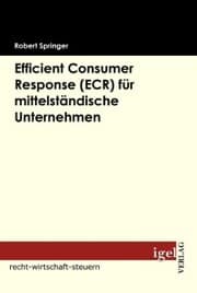 Cover von Efficient Consumer Response (ECR) für mittelständische Unternehmen