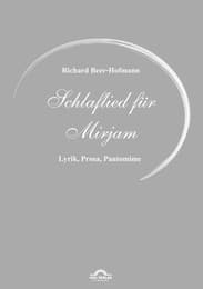 Cover von Richard Beer-Hofmann: Schlaflied für Mirjam