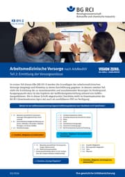Cover von KB 011-2 Arbeitsmedizinische Vorsorge nach ArbMedVV
