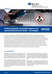 Cover von KB 024-1 Krebserzeugende, keimzellmutagene und reproduktionstoxische Stoffe - Grundlagen