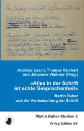 Cover von 'Alles in der Schrift ist echte Gesprochenheit'