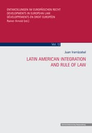 Cover von Latin American Integration and Rule of Law