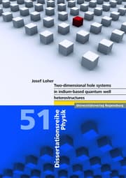 Cover von Two-dimensional hole systems in indium-based quantum well heterostructures