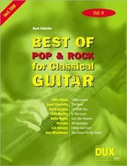 Cover von Best of Pop & Rock for Classical Guitar Vol. 9