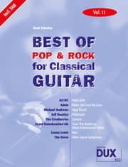 Cover von Best of Pop & Rock for Classical Guitar Vol. 11