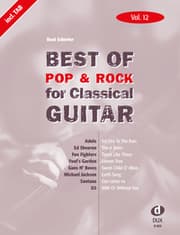 Cover von Best of Pop & Rock for Classical Guitar Vol. 12