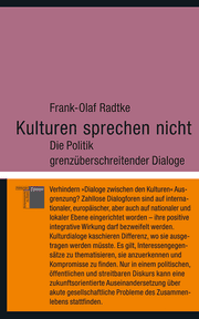 Cover von Kulturen sprechen nicht