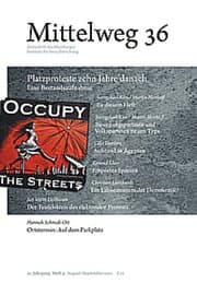 Cover von Platzproteste zehn Jahre danach. Eine Bestandsaufnahme