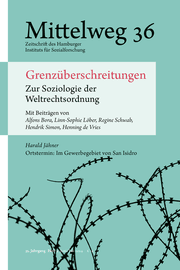 Cover von Grenzüberschreitungen. Zur Soziologie der Weltrechtsordnung