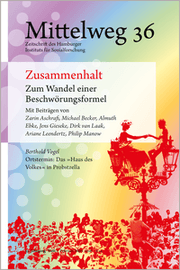 Cover von Zusammenhalt. Zum Wandel einer Beschwörungsformel