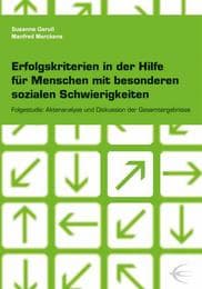 Cover von Erfolgskriterien in der Hilfe für Menschen mit besonderen sozialen Schwierigkeiten