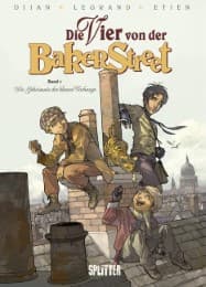 Cover von Die Vier von der Baker Street. Band 1