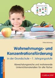 Cover von Wahrnehmungs- und Konzentrationsförderung in der Grundschule - 1. Jahrgangsstufe
