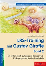 Cover von LRS-Training mit Gustav Giraffe - Band 2