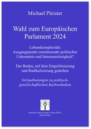 Cover von Wahl zum Europäischen Parlament 2024