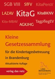 Cover von Kleine Gesetzessammlung für die Kindertagesbetreuung in Brandenburg
