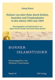 Cover von Notizen von einer Reise durch Serbien, Anatolien und Transkaukasien in den Jahren 1843 und 1844