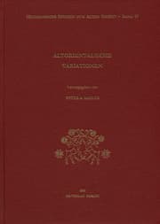 Cover von Altorientalische Variationen