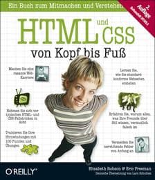 Cover von HTML & CSS von Kopf bis Fuß