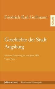 Cover von Geschichte der Stadt Augsburg