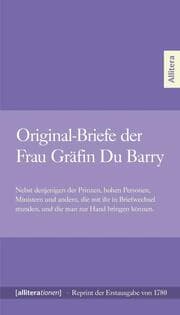 Cover von Original-Briefe der Frau Gräfin Du Barry