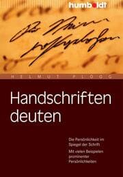Cover von Handschriften deuten