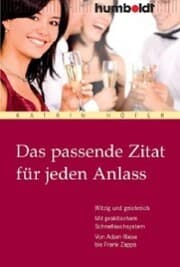 Cover von Das passende Zitat für jeden Anlass