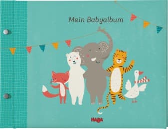 Cover von Mein Babyalbum, türkis