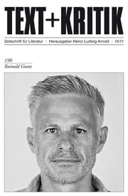 Cover von Rainald Goetz