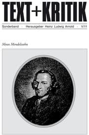 Cover von Moses Mendelssohn