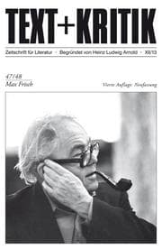 Cover von Max Frisch