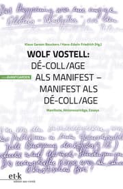 Cover von Wolf Vostell - Dé-coll/age als Manifest - Manifest als décoll/age